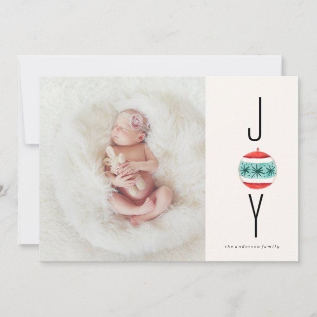 Birth Announcement Christmas Card (Front)