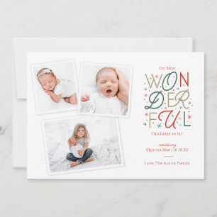Birth Announcement Christmas Card