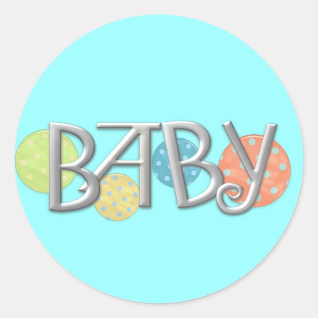 Birth Announcement Envelope Seals (Front)