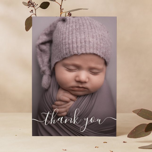 Birth Announcement Personalized Photo handwriting (Creator Uploaded)