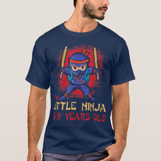Birth Born Age 9 Years Old Samurai Japan Japanese T-Shirt