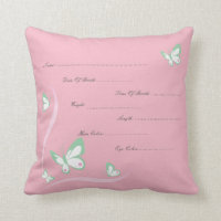 Birth Certificate Pillow