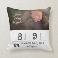Birth Certificate Pillow