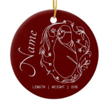 Birth Facts Custom Ornament