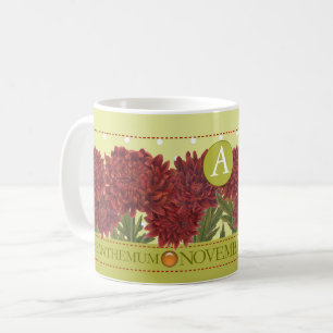 Birth Flower and Gem November Classic Mug