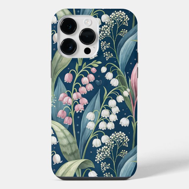 Birth Flower Botanical Design iPhone Case (Back)