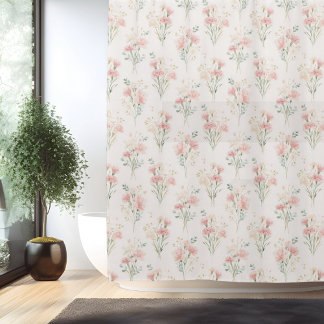 Birth Flower Jan Carnation Shower Curtain