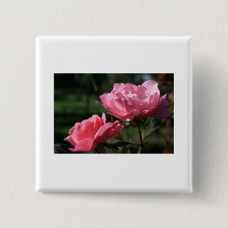 Birth Flower - JUNE - Rose 2 Inch Square Button