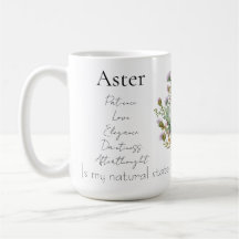 Birth flower mug september Mug