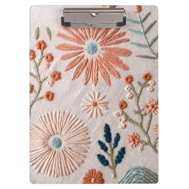 Birth Flower Notebooks & Journals Clipboards (Front)