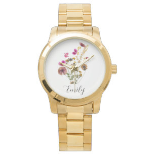 Birth Flower  - Personalized Birth Flower Watch