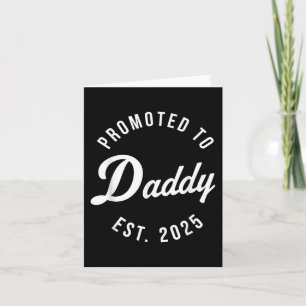 Birth Gift Co. Funny 1st Time Dad Est 2025 New Dad Card