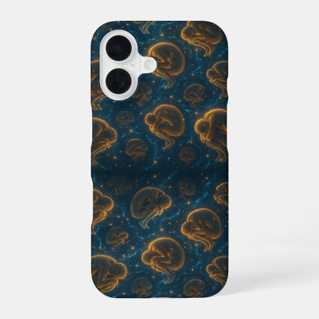 Birth in the Cosmos iPhone 16 Case (Back)