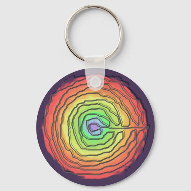 Birth Labyrinth Keychain (Front)