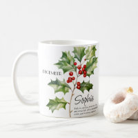  Birth Month December Flower Personalized
