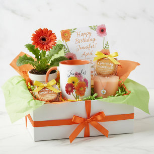 Birth month flower-April personalized mug