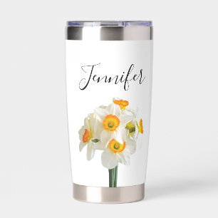 Birth month flower Dec- You are- personalized  Insulated Tumbler