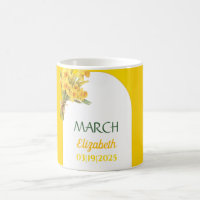 Birth Month Flower March Daffodil Personalized