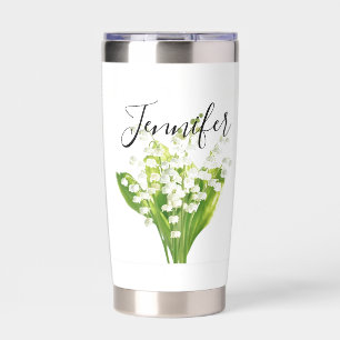Birth month flower -May personalized  Insulated Tumbler