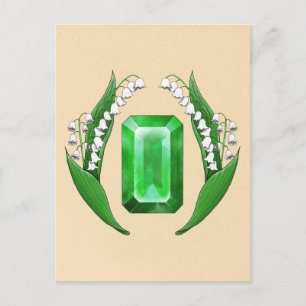 Birth Month May Postcard