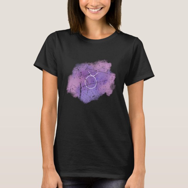 Birth Month Symbol Taurus Zodiac Sign Astrologists T-Shirt (Front)