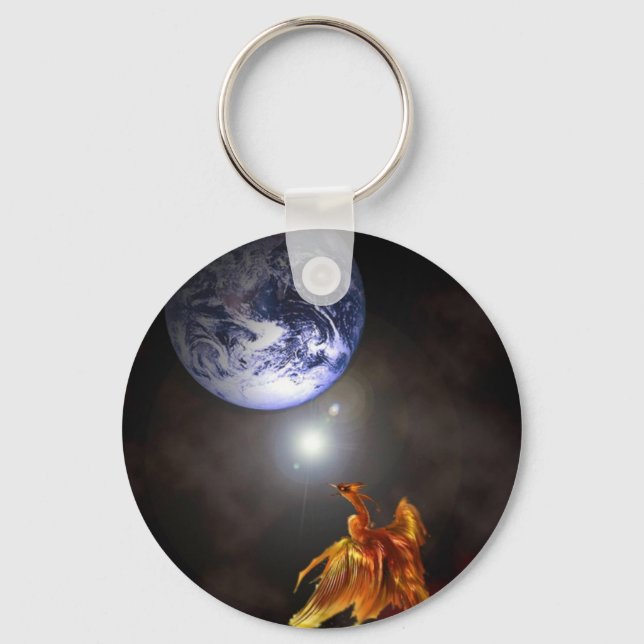 Birth of a Phoenix Keychain (Front)