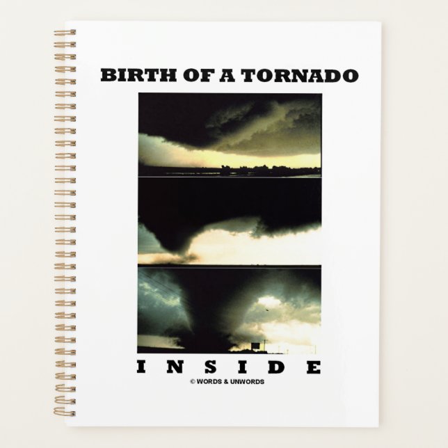 Birth Of A Tornado Inside Meteorology Planner (Front)