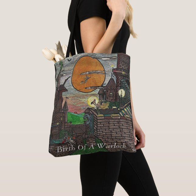 Birth Of A Warlock : Tote Bag (Close Up)