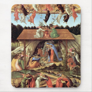 Birth of Christ, Mystical Nativity by Botticelli Mouse Pad