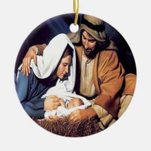 Birth of Jesus Christmas Ornament