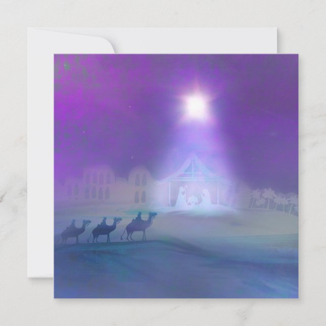 birth of Jesus Invitation (Front)