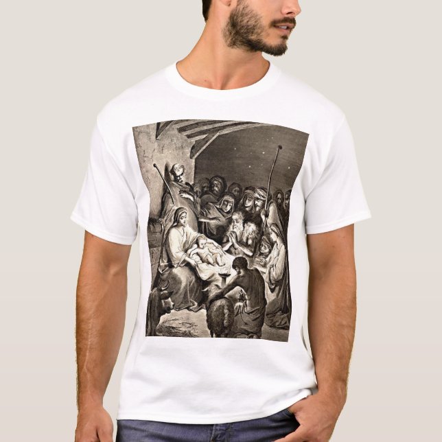 Birth of Jesus Kid's Shirt (Front)
