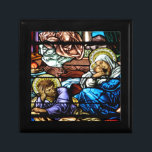 Birth of Jesus Stained Glass Window Gift Box<br><div class="desc">Birth of Jesus Stained Glass Window,   Feel free to add your own words and/or pictures and change the background colour & product options via Zazzle's great customization tools.  You can also find this gorgeous design on many other products!</div>
