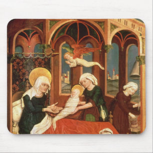 Birth of Mary Mouse Pad