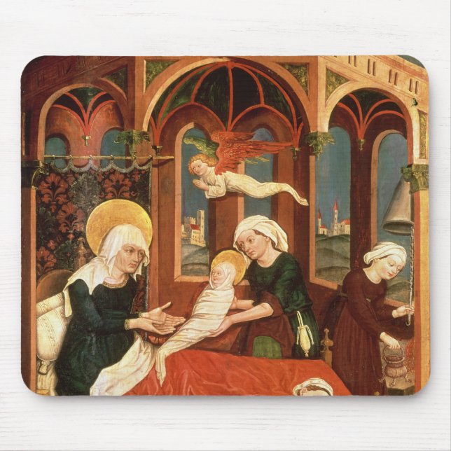 Birth of Mary Mouse Pad (Front)
