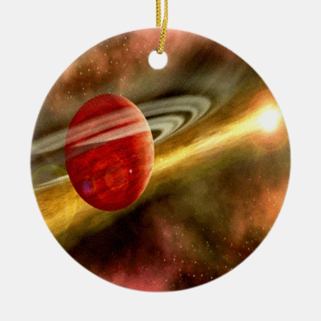 Birth of Saturn Ceramic Ornament (Front)