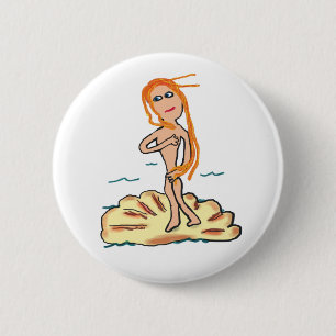 Birth of Venus 2 Inch Round Button