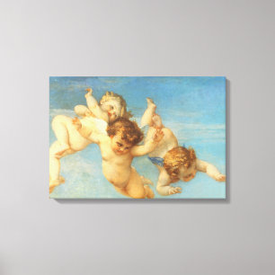 Birth of Venus, Angels detail by Alexandre Cabanel Canvas Print