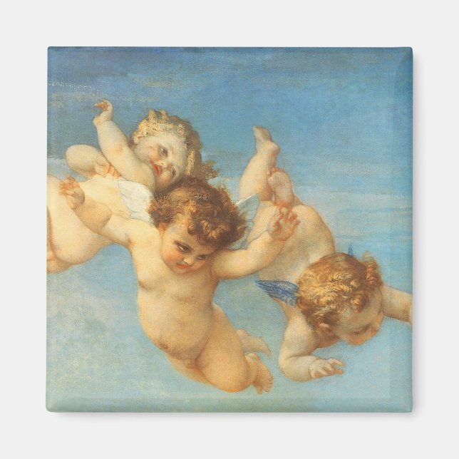 Birth of Venus, Angels detail by Alexandre Cabanel Magnet (Front)