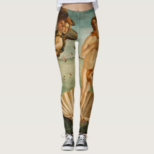 Birth of Venus by Botticelli Leggings