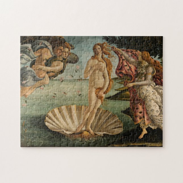 Birth of Venus by Botticelli Puzzle (Horizontal)
