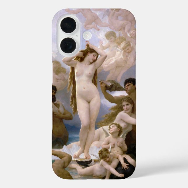 Birth of Venus by William-Adolphe Bouguereau Case-Mate iPhone Case (Back)
