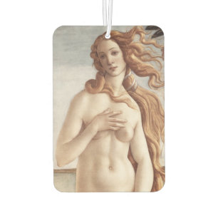 Birth of Venus close up by Sandro Botticelli Air Freshener