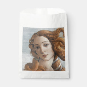 Birth of Venus close up by Sandro Botticelli Favour Bag
