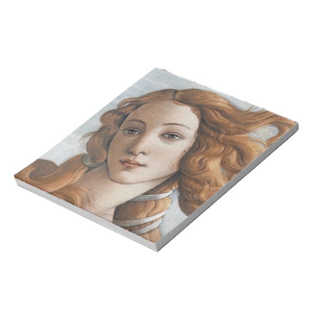 Birth of Venus close up head Notepad (Rotated)