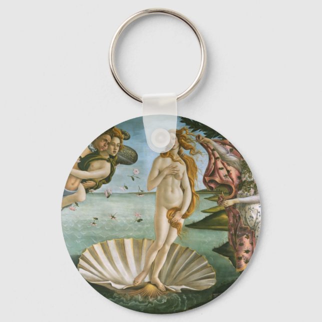 Birth of Venus Renaissance Fine Vintage Keychain (Front)
