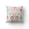 Birth Stats Baby Girl Forest Creature Pink Owl