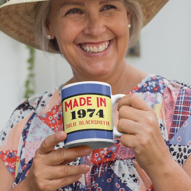 Birth year 1974 50th birthday fifty years old coffee mug (Creator Uploaded)