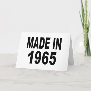 Birthday 1965 card