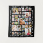 Birthday 33 Photo Collage Personalized Your Colour